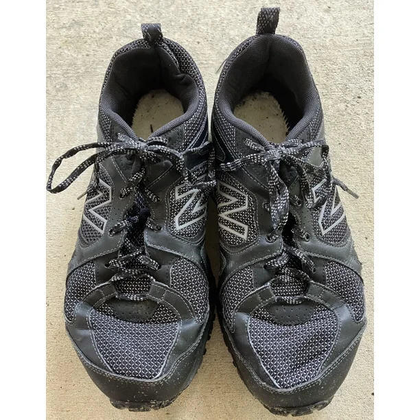 New Balance Hiking Shoes Mens Black Gray All Terrain Sz 11 4E