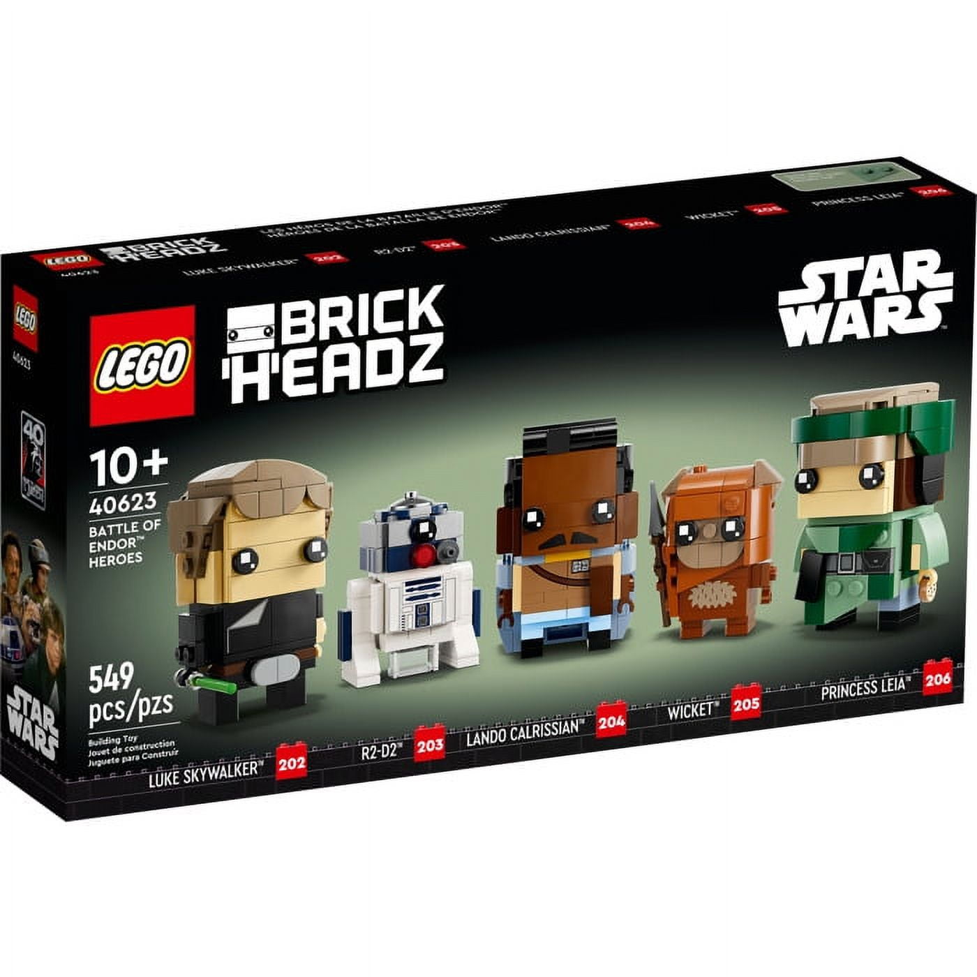 LEGO BrickHeadz Disney 100th Celebration Walt Icons Mickey Mouse Snow White Tinkerbell Oswald The Lucky Rabbit Walmart