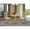 Oak, variant on East West Furniture 3 Piece Dining Table Set Contains 1 Round Pedestal Table and 2 Oak Linen Fabric Wooden Kitchen Chairs with Slatted Back - Oak Finish