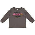 thumbnail image 3 of Inktastic Daddys Little Cowgirl with Cowgirl Hat and Boots Girls Long Sleeve Toddler T-Shirt, 3 of 5