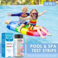 thumbnail image 3 of 16 In 1 Drinking Water Test Kit Strips, Home Water Quality Test For Tap Water, Pool, Spa, 3 of 5