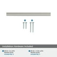 thumbnail image 5 of Amerock Versa 5-1/16 inch (128mm) Center-to-Center Satin Nickel Cabinet Pull - 25 Pack, 5 of 5
