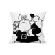 thumbnail image 2 of Funda de almohada de terciopelo suave y agradable al tacto, con estampado digital a color, ideal para decorar la sala de estar con motivos navideños., 2 of 6