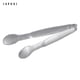 thumbnail image 1 of Ounissouiy Pinzas para comida de acero inoxidable, 4 Uds., pinzas para pan, fruta, cubitos de hielo, diente de sierra, pinzas para barbacoa en U, pinzas Cocina y Comedor, 1 of 8
