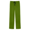 thumbnail image 6 of WAENQINLA Mens Cotton Lounge Pants Lightweight Elastic Waist Sleepwear Trousers Casual Comfy Straight Leg Homewear Pj Bottoms Pajamas Pants with Pockets Mint Green XL, 6 of 6