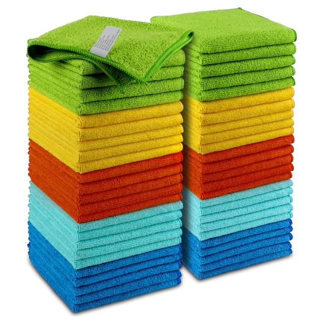 Paños de limpieza de microfibra AIDEA 50 unidades 30 x 30 cm para coche