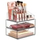 thumbnail image 1 of Organizador de maquillaje Vtopmart de 3 niveles con cajón de plástico transparente, 1 of 7