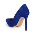 thumbnail image 3 of New Women Liliana Gisele-1 Velvet Pointy Toe Single Sole Classic Stiletto Pump, 3 of 5