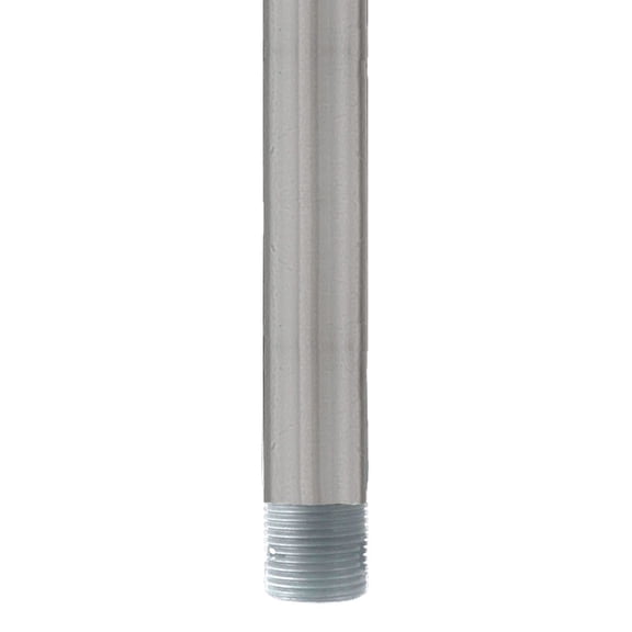 WAC Lighting 18" Metal Ceiling Fan Extension Downrod in Brushed Nickel