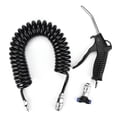 thumbnail image 2 of Kit de pistola de aire comprimido negra con soplador de aire neumático y conector pequeño, manguera de PU, 2 of 15