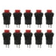 thumbnail image 2 of 10x Interruptor de Botón utiliza de circuito eléctrico en Arrancador Electromagnético Contactor rojo shamjiam Interruptor de botón momentáneo, 2 of 8