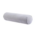 thumbnail image 3 of Round Neck Pillow Cylinder Pillows Comfortable Comfort Hollow Cloth Cervical Neck Roll Pillow for Stomach Spine ,Office, Lower Back, Chair Argent, 3 of 8