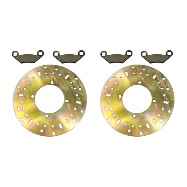 Front Brake Rotors & Pads fits Polaris Sportsman 500 X2 2006 2007 2008