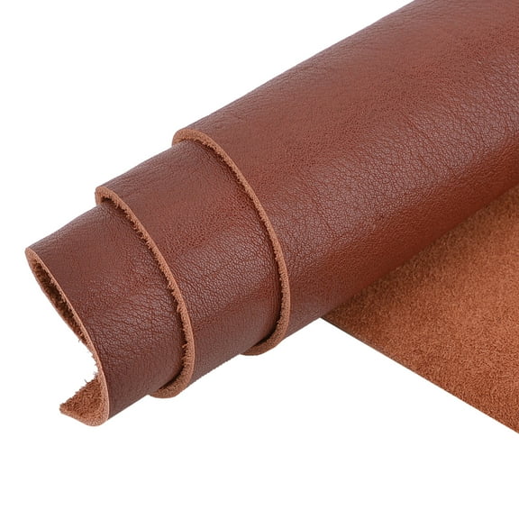 1.6mm Thickness Genuine Hide Leather Cow Pieces Soft Leathercraft Naturally Textured Leather