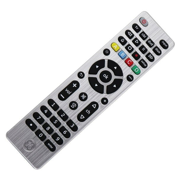 General Electric Ge Remote Control 1345b D Silver Black Refurbished Walmart Com Walmart Com