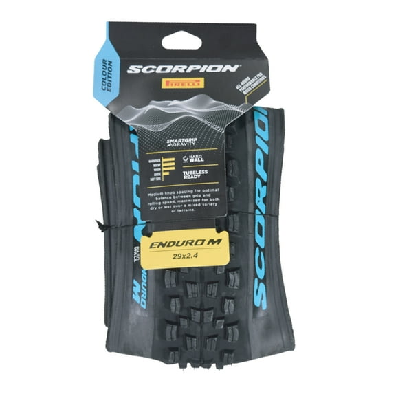 Pirelli Scorpion Enduro M 29x2.4 Turchese Color Edition Tubeless Mountain Bicycle Tire