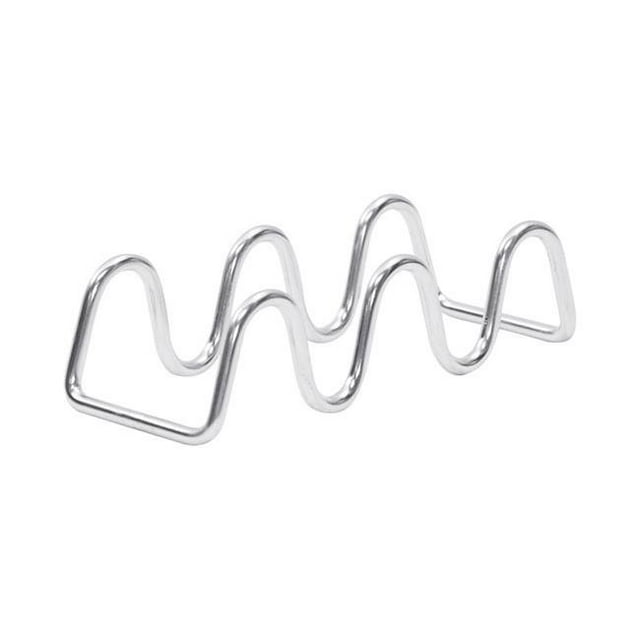 Tablecraft 6514079 Service Equipment Taco Holder Stainless Steel & Silver