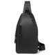 thumbnail image 1 of Bolso bandolera para hombre, mochila antirrobo, bolso de pecho, mochila con puerto de carga USB para caminar y senderismo, 1 of 6