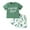 Vert, variante sur Vêtements Neutres pour Tout-Petits Cravates pour Bébés Garçons Tout-Petits Garçons Filles T-Shirt à Manches Courtes à Lettres Chandail Hauts Shorts à Imprimés de Dessins Animés Ensembles
