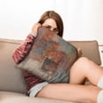 thumbnail image 4 of Ensemble de 2 Housses de Coussin Décoratives - Couleurs Rayonnantes au Design d'Art Abstrait Moderne, 4 of 7