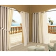 thumbnail image 2 of Commonwealth Home Fashions 70316-109-758-96 Gazebo Stripe Grommet Panel 96 in., Khaki, 2 of 4