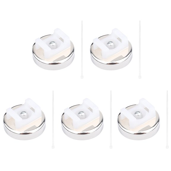 Sylvtty Magnetic Zip Tie Mounts Base UV Resistant Compact Portable Multipurpose Releasable Cable Zip Ties Saddle Type Mounts Base