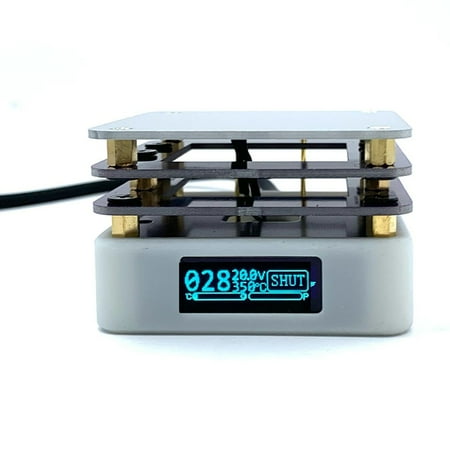 

Goodhd PD 65W Hot Plate OLED Display SMD Type-C Preheater For PCB Board Soldering