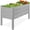 Gray, variant on Best Choice Products 48" x 24" x 30" Raised Garden Bed, Extra Deep 16" Depth, Elevated Wood Planter Stand - Acorn Brown