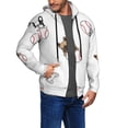 thumbnail image 3 of Zip Up Hoodies for Men - baseball dog Long Sleeve Comfrt Men'S Fashion Hoodies & Sweatshirts, Jackets for Men Hoodies Pullover Clothing Clothes with Pouch, 3 of 5