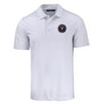 thumbnail image 2 of Men's-Cutter & Buck  White Inter Miami CF Prospect Eco Textured Stretch Recycled Polo, 2 of 3