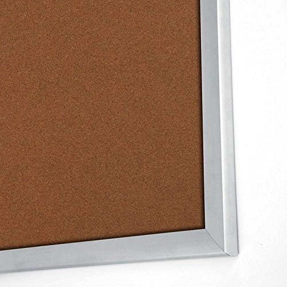 M&T Displays Tamper Proof Noticeboard Enclosed Bulletin Board with Cork Display with Locking Door (9 x 8.5x11)