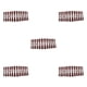 thumbnail image 1 of Guardurnaity 24 piezas de uñas postizas estilo ataúd parche de uñas brillo puntas de uñas blanco Type2 NO2, 1 of 6