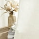 thumbnail image 5 of Juego de cortinas Joydeco de lino con 2 paneles, 100 x 240 cm, color marfil, para sala de estar, 5 of 7