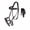 Brown Leather Beaded, variant on Horse Western  Leather Tack  Bitless Sidepull Bridle w/ Reins Brown 77RT06BR-F