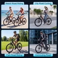 thumbnail image 7 of LoonFat 26" Electric Bike for Adult, Peak 750W Electric Mountain Bike with Removable Battery 36V 10.4Ah, 40 Miles Range(PAS), 20MPH, 7-Speed, Full Suspension, UL2849, 7 of 7