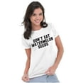 thumbnail image 4 of Don't Eat Watermelon Seeds Funny Womens Slim Fit Graphic Tee Brisco Brands S, 4 of 5