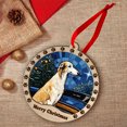 thumbnail image 4 of Borzoi Christmas Dog Ornament, Borzoi Dog Stained Glass, Holiday Present Ideas, Borzoi Dog Suncatcher Decorations, Xmas, 4 of 4