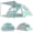 Green, variant on Extra-Large Pop-up Beach Tent & Cabana (6-8 Person), Premium UPF 50+ Sun Shelter with Double Silver-Coated Fabric, Instant Easy-Setup Portable Canopy for Large Family Gatherings, Outdoor Events & Cam