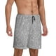 thumbnail image 2 of Fotbe GlitterSilver Pantalones Cortos de Pijama para Hombre, Ropa de Dormir, Pantalones de Pijama Cortos para Hombre-Large, 2 of 6