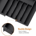 thumbnail image 3 of Senya Silverware Drawer Organizer, Expandable Cutlery Drawer Adjustable Utensil Tray Flatware Tray, 3 of 6