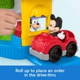 thumbnail image 5 of Fisher-Price Little People Disney Jr Mickey Mouse & Goofy’s Silly Sounds Diner Toddler Playset, 5 of 6