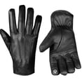 thumbnail image 7 of Premium Natural Lambskin Leather Gloves for Men Cashmere Lined Warm Winter Cold Comfortable Weather Driving Motorcycle Dress Touch Screen Gloves XXL, 7 of 7
