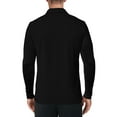 thumbnail image 5 of HAOMEILI Men's Short Long Sleeve Polo Shirts Casual Slim Fit Basic Designed Cotton Shirt Tops, 5 of 6