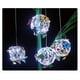 thumbnail image 5 of Lámpara de energía Solar, bola redonda, lámpara de mariposa impermeable, colgante para exteriores, lámpara colgante tejida, lámpara decorativa de noche para jardín, 5 of 5