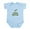 Sky Blue, variant on CafePress - Little Sprout Infant Bodysuit - Baby Light Bodysuit, Size Newborn - 24 Months