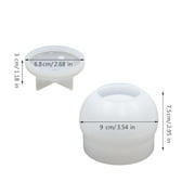 Jar Resin Moulds Silicone Resin Jar Moulds with Lid Silicone Molds Epoxy Moulds with Lid for Storage Container Candy Jar, as the picture shows