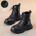 thumbnail image 4 of Babcutegg Kid Girls Boots Non Slip Snow Boots Casual Fashion Soft Bottom Shoes for Girls Black US 11, 4 of 8