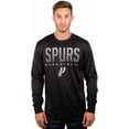 thumbnail image 1 of NBA San Antonio Spurs Mens Active Long Sleeve Tee Shirt, Team Color, Large, 1 of 5
