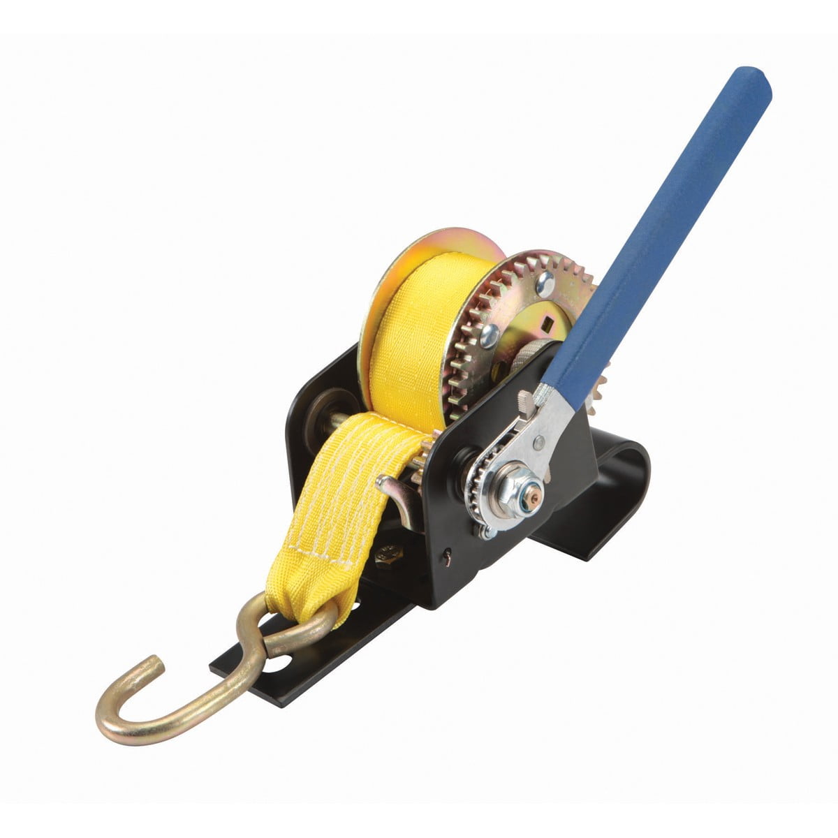 HaulMaster Hand Winch 900 lb. Capacity Portable 20 ft. Polyester 