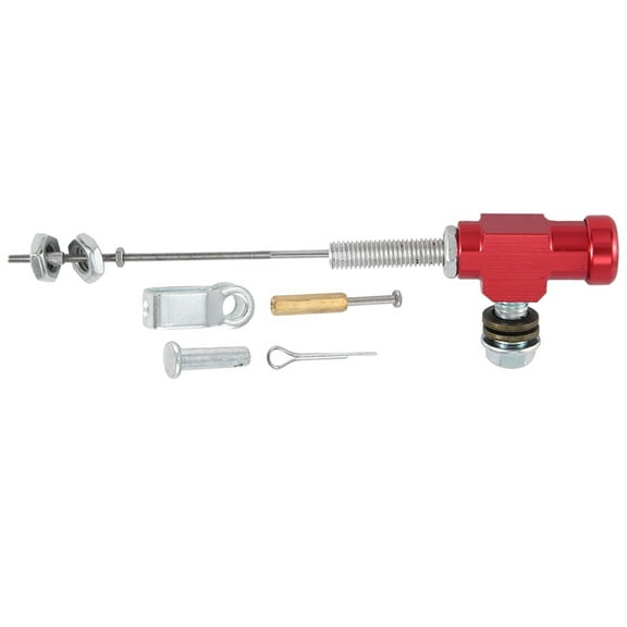Motorcycle Hydraulic Clutch Master Cylinder Rod Brake Pump M10x1.25mm Aluminum red,1 x Motorcycle hydraulic clutch brake pump,red